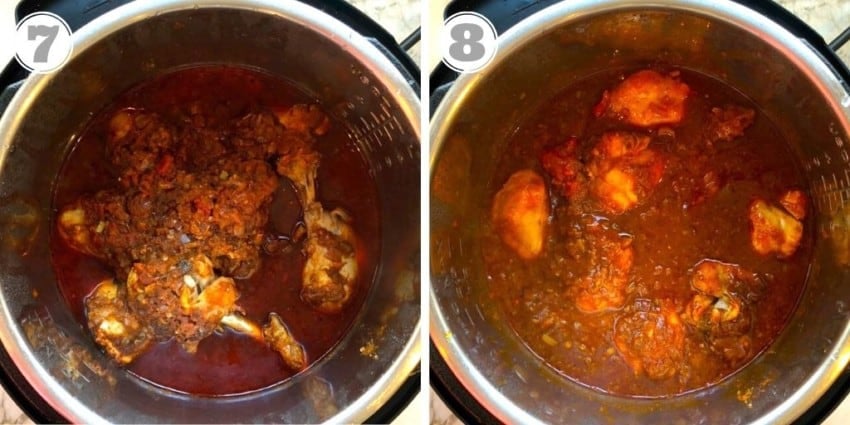 pressure cooked doro wat