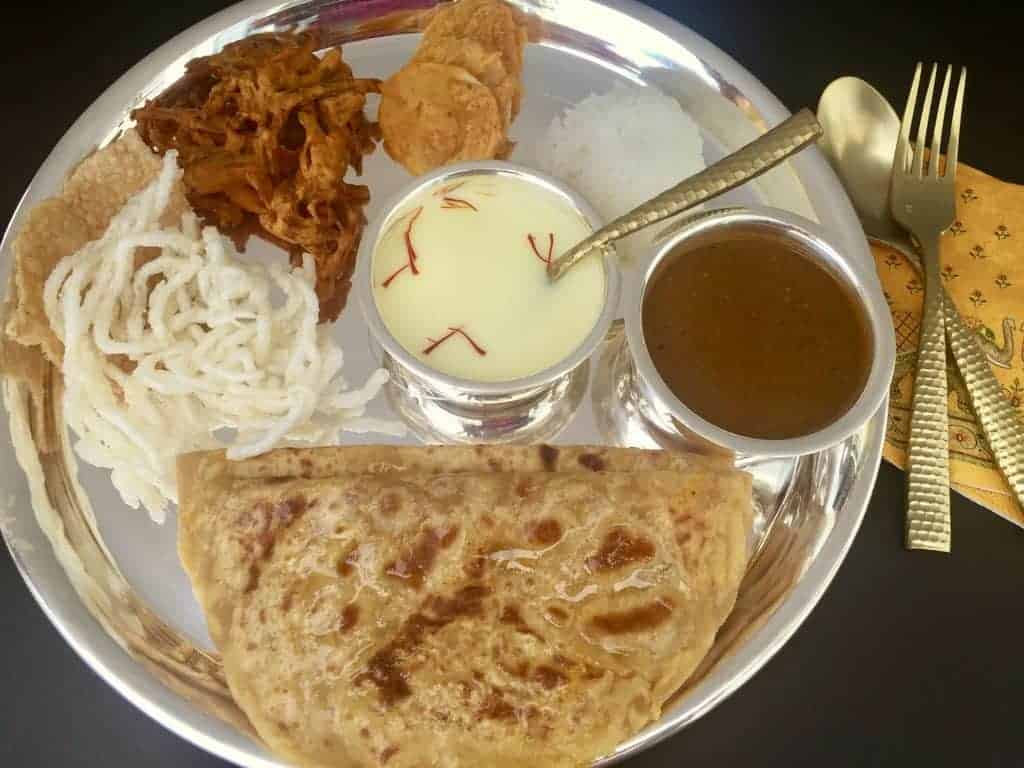 Puran Poli Thali 