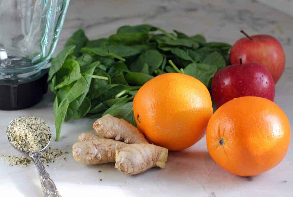 green smoothie ingredients