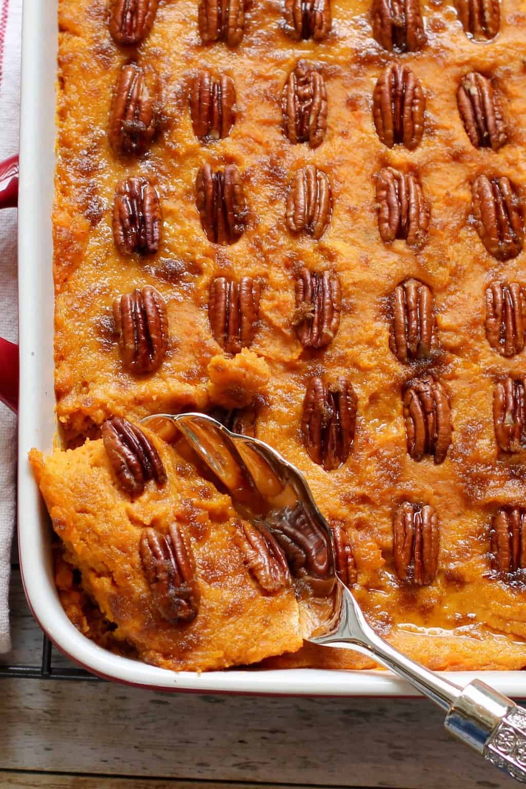 sweet potato casserole with pecan s 