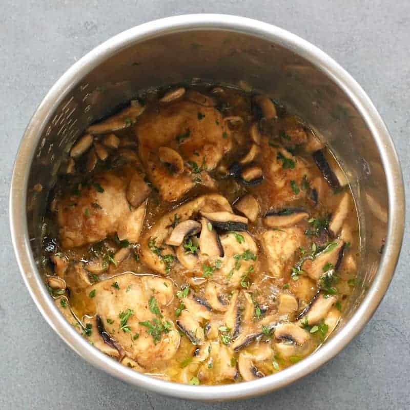 chicken marsala in the Instant Pot