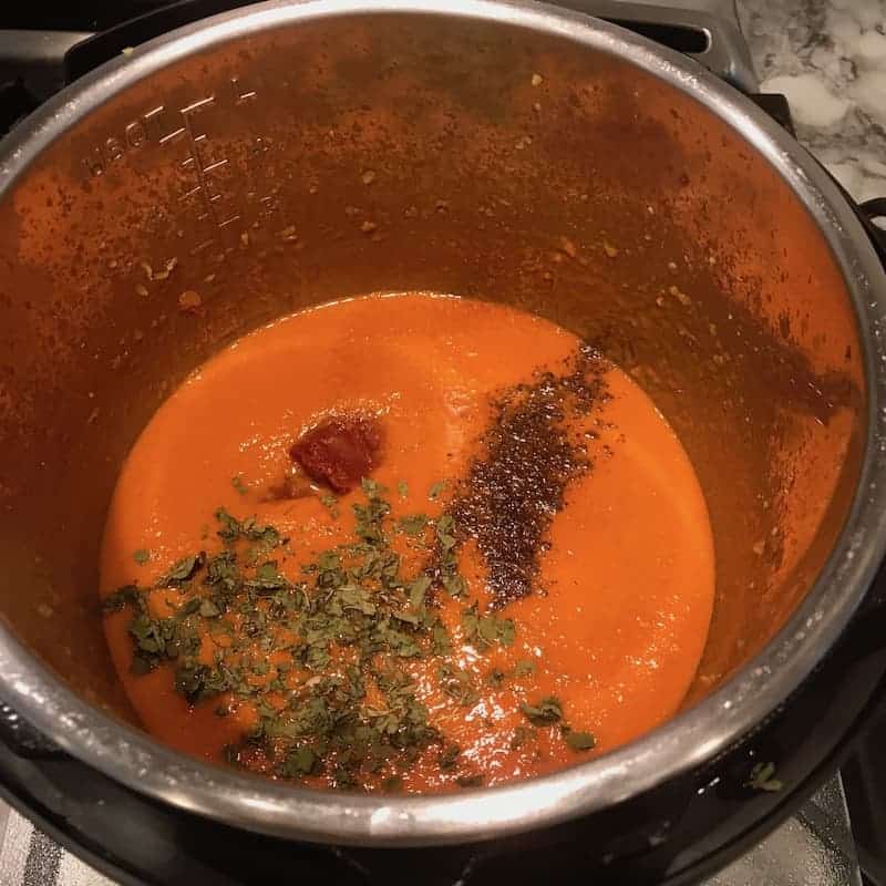 garnish spices added to malai kofta gravy.