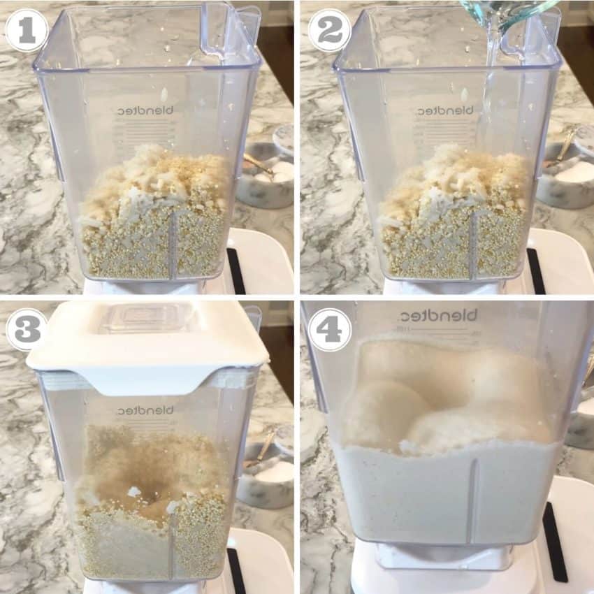 photos showing how to make idli batter