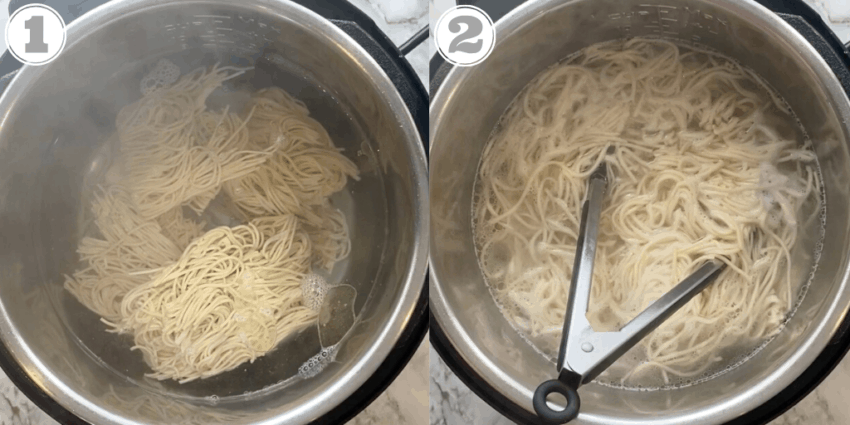 boiling noodles