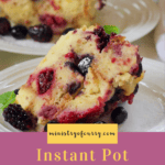 Summer Berry Bread Pudding